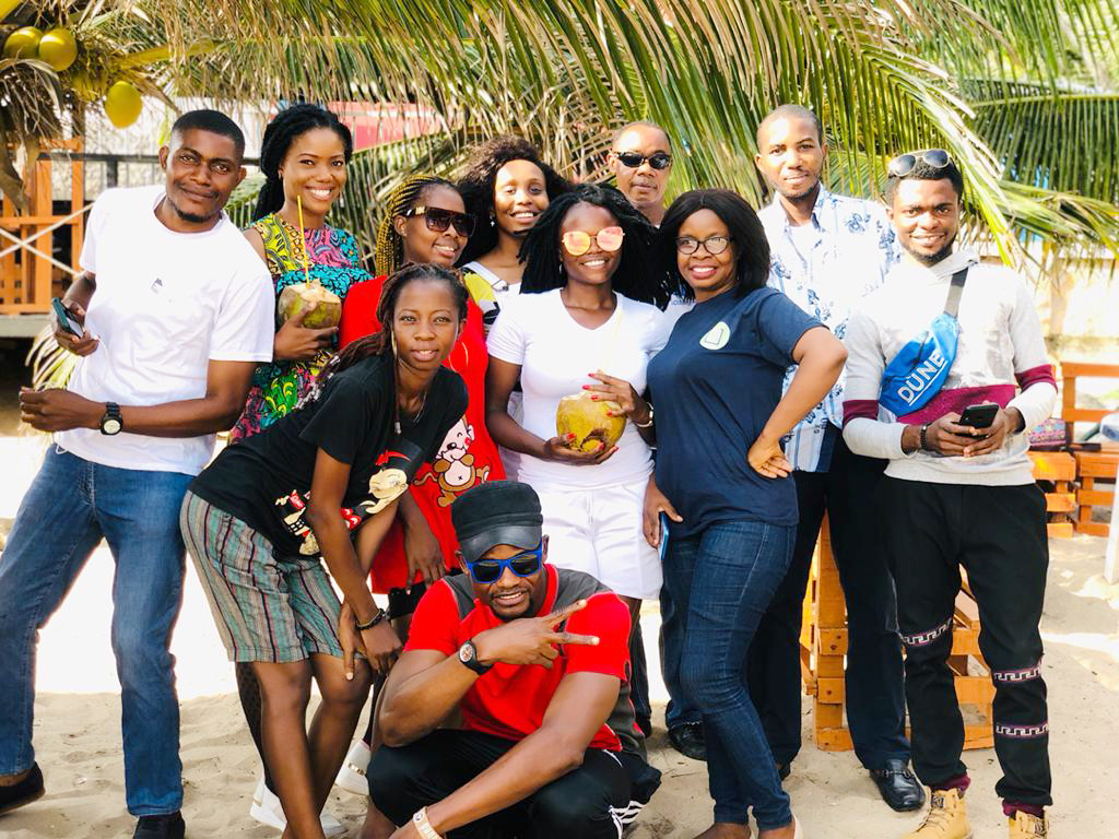 Teachers enjoying team bonding activities